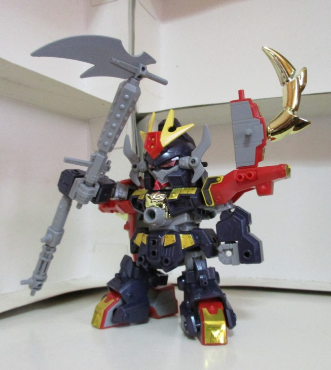 うかわ起稿 : SD BB戦士 鉄機武者斎胡(その1)