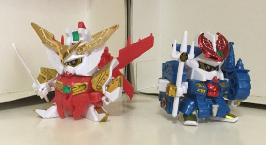 うかわ起稿 : SDガンダム戦国英雄 ムシャガンダムシン＆ムシャガンダムガイ